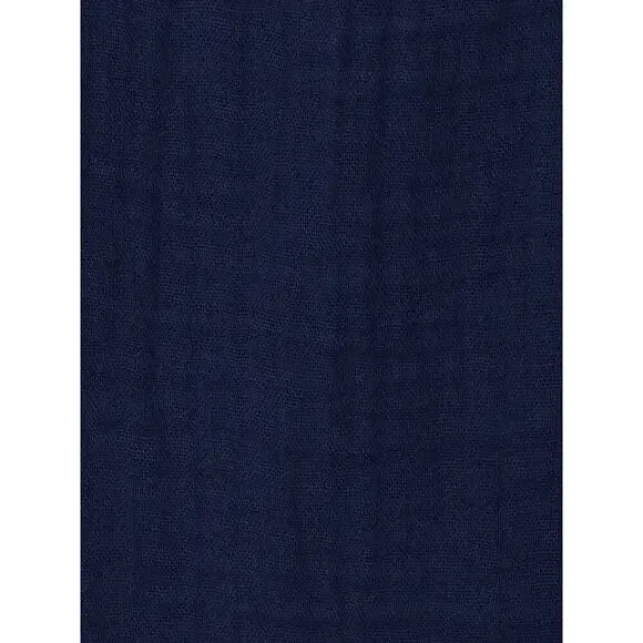 Xirena Avery Cotton Top in North Star Navy Blue Gauze Muslin - Picture 10 of 11
